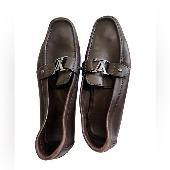 Louis Vuitton Monte Carlo Brown Leather Men's size 9.5 - Picture 2 of 14